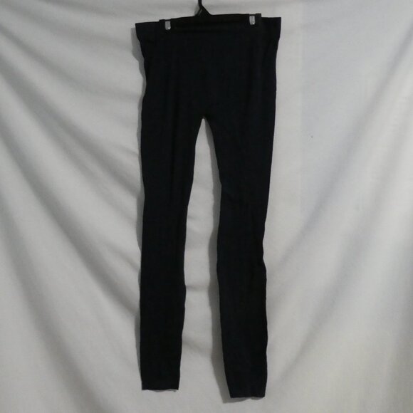 SWS - STREETWEAR SOCIETY | medium | Navy Leggings | Ribbed Waist and Bottom Hems - Picture 2 of 16